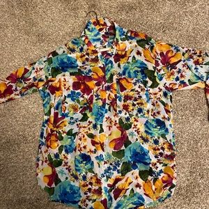 American apparel floral top